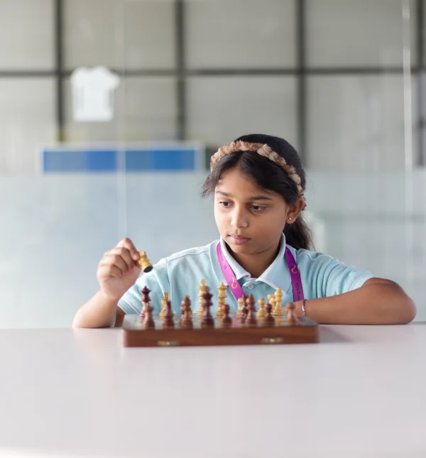 boy handling a robot